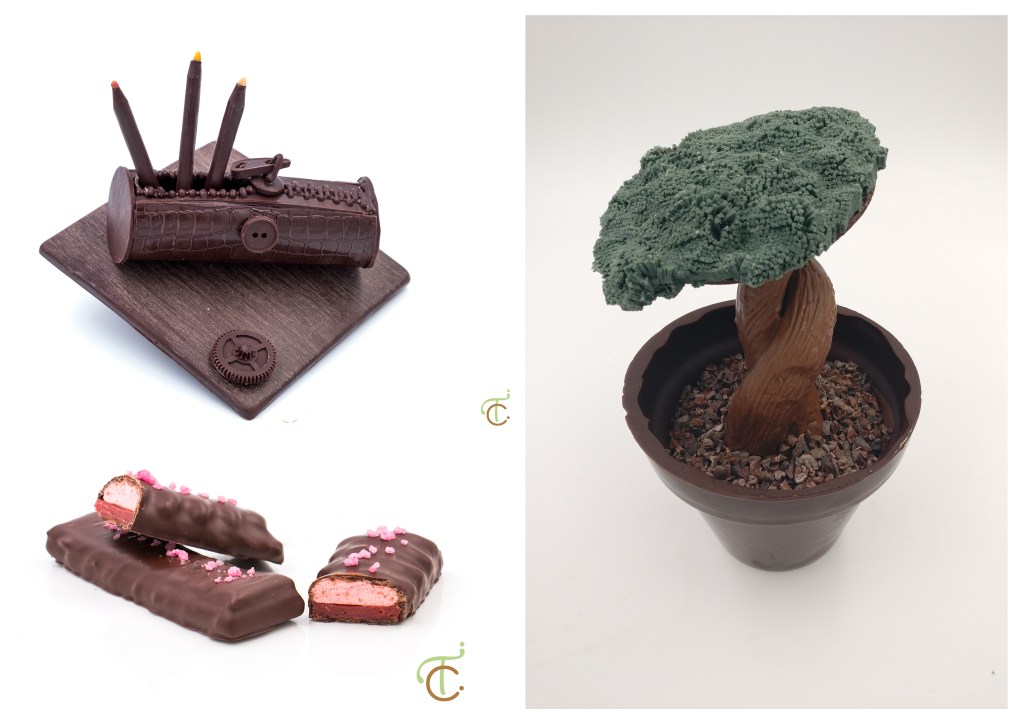 Portrait de femme : Tiphaine (création chocolats)