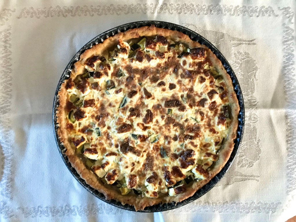 tarte aux courgettes