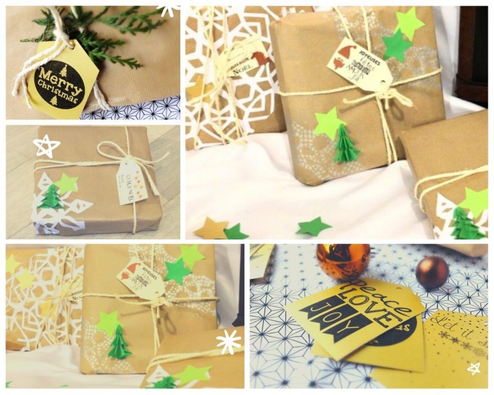 de jolis paquets cadeaux