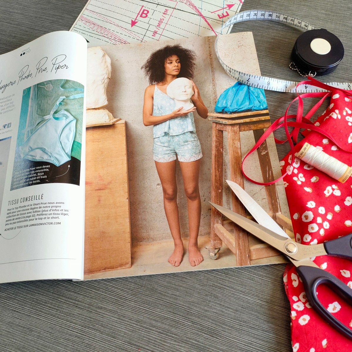 Revue de patron : le top Phoebe et le short Prue de La Maison&nbsp;Victor