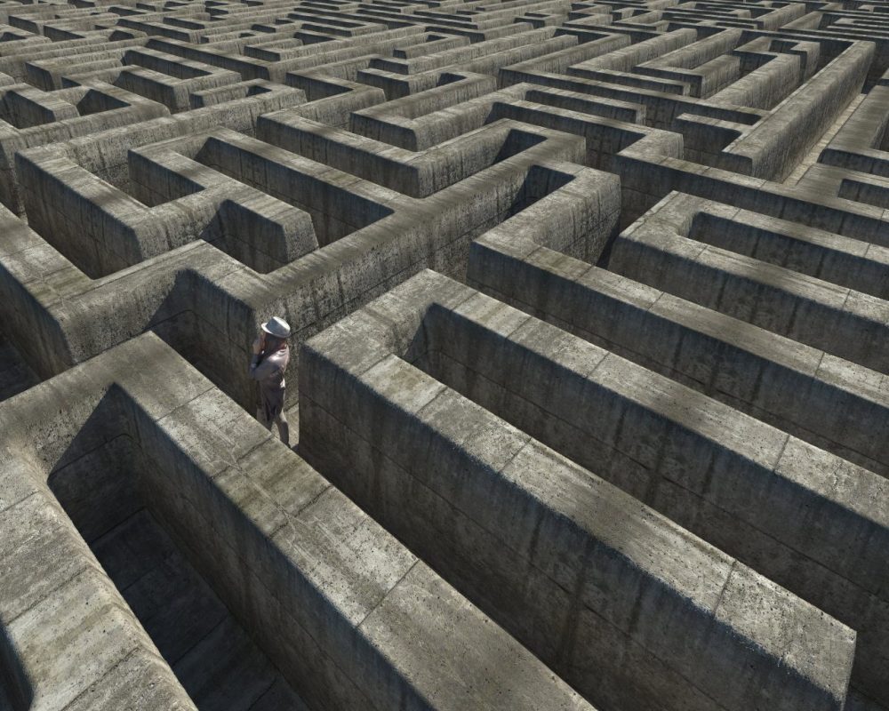 labyrinthe, décision